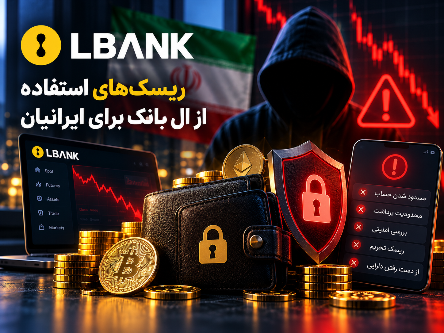 ریسک استفاده از صرافی LBank برای ایرانیان